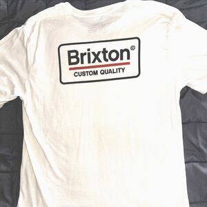 Brixton Custom Quality Men's Tan Short Sleeve Cotton Tee Large